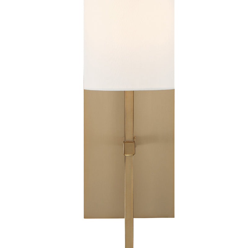 Crystorama VER-241-AG Veronica One Light Wall Sconce Aged Brass Alternate Image 2.jpg