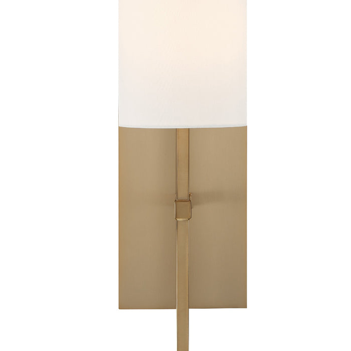 Crystorama VER-241-AG Veronica One Light Wall Sconce Aged Brass Alternate Image 2.jpg