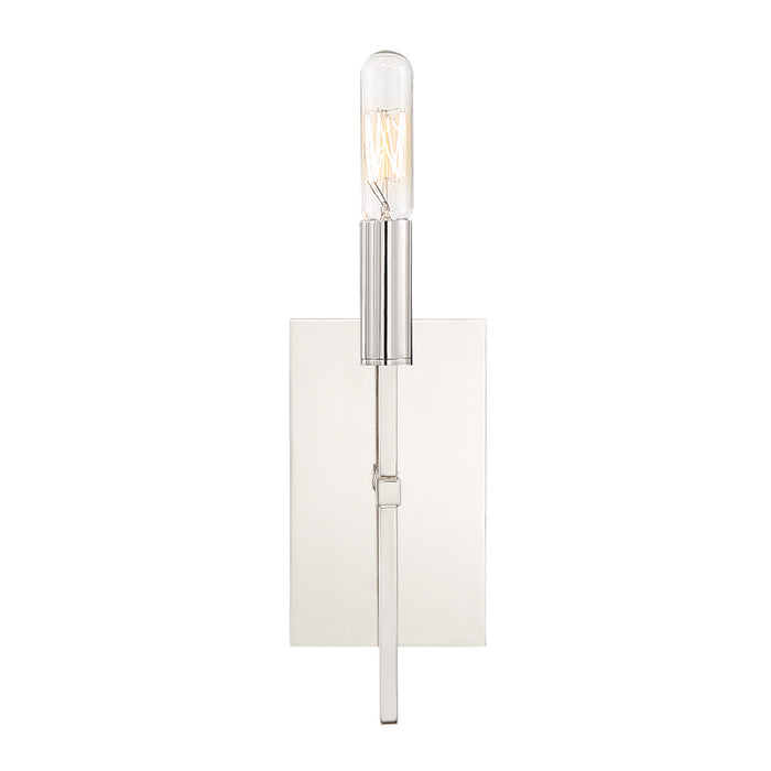 Crystorama VER-241-PN Veronica One Light Wall Sconce Polished Nickel Alternate Image 4.jpg