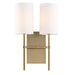 Crystorama VER-242-AG Veronica Two Light Wall Sconce Aged Brass Main Image.jpg