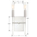 Crystorama VER-242-PN Veronica Two Light Wall Sconce Polished Nickel Alternate Image 4.jpg