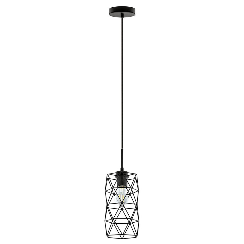 Eglo USA 202358A Estevau 2 One Light Mini Pendant Matte Black Main Image.jpg