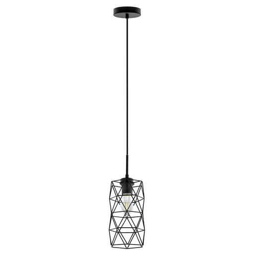 Eglo USA 202358A Estevau 2 One Light Mini Pendant Matte Black Main Image.jpg