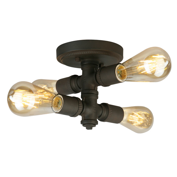 Eglo USA 202838A Wymer Four Light Ceiling Mount Matte Bronze Main Image.jpg
