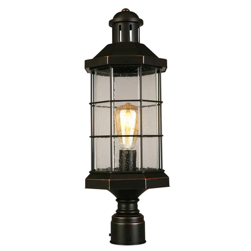 Eglo USA 202874A San Mateo Creek One Light Outdoor Post Mount Oil Rubbed Bronze Main Image.jpg