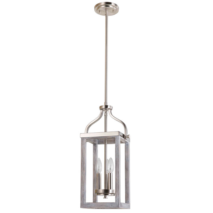 Eglo USA 203107A Montrose Three Light Pendant Acia Wood & Brushed Nickel Main Image.jpg