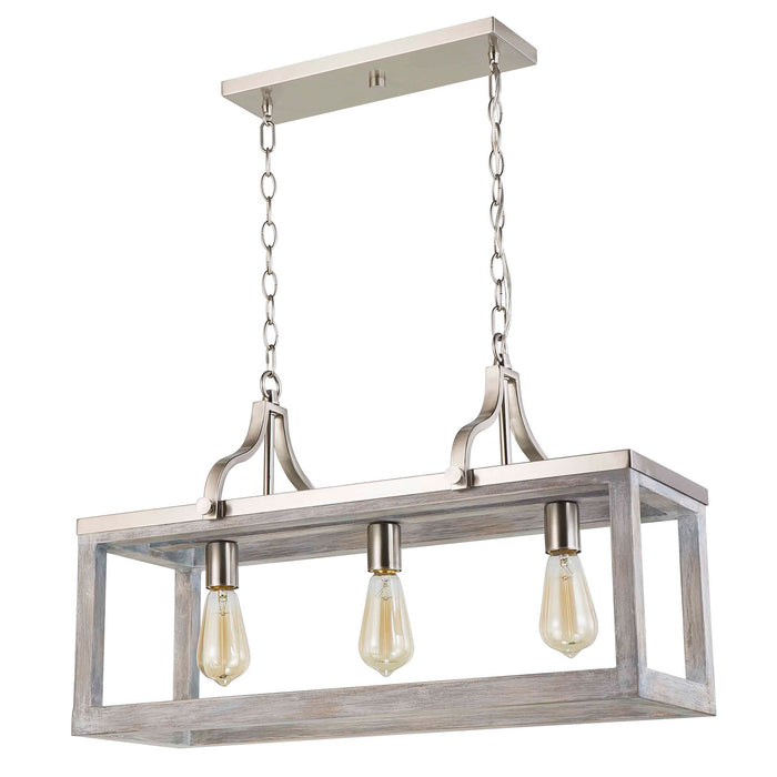 Eglo USA 203109A Montrose Three Light Linear Pendant Acia Wood & Brushed Nickel Main Image.jpg