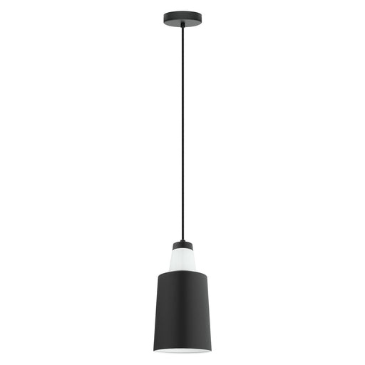 Eglo USA 96801A Tabanera One Light Pendant Black & White Main Image.jpg