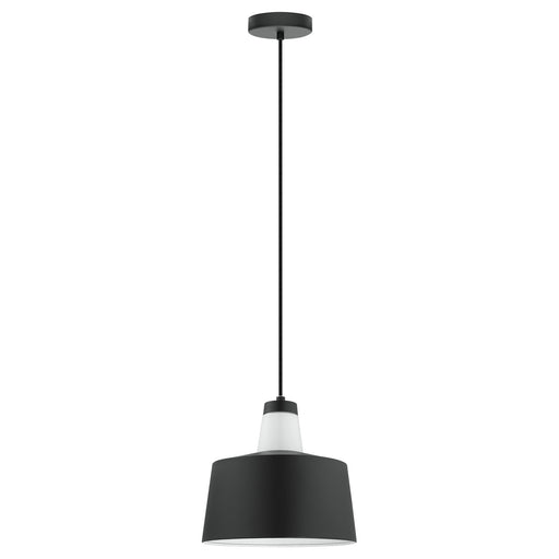 Eglo USA 96802A Tabanera One Light Pendant Black & White Main Image.jpg