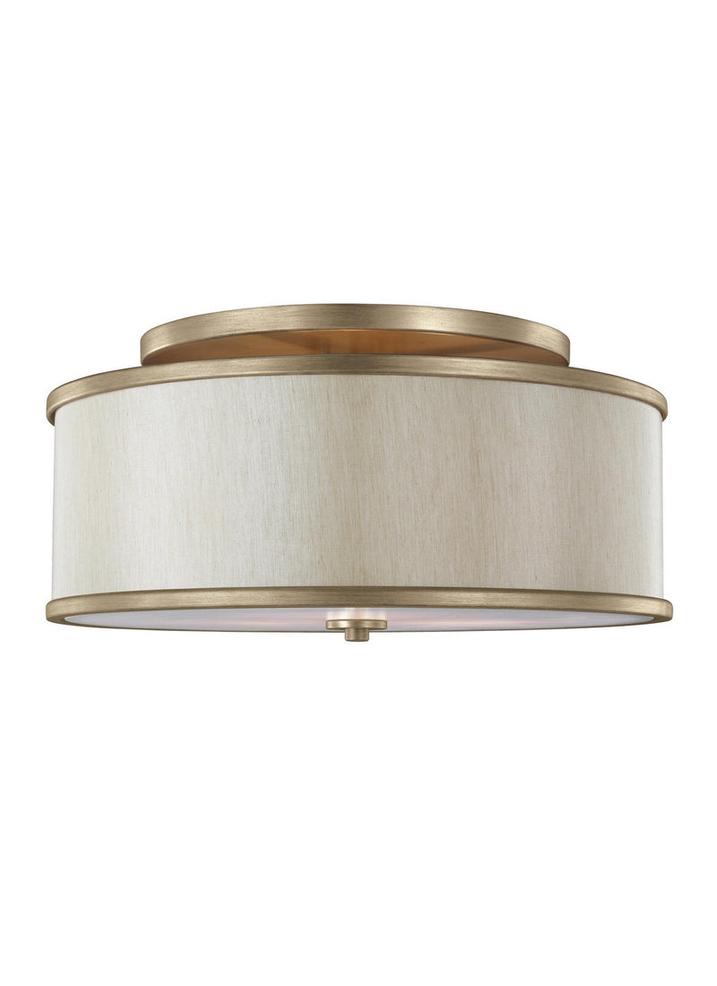 Visual Comfort Studio SF339SG Lennon Three Light Semi-Flush Mount, Sunset Gold Main Image.jpg
