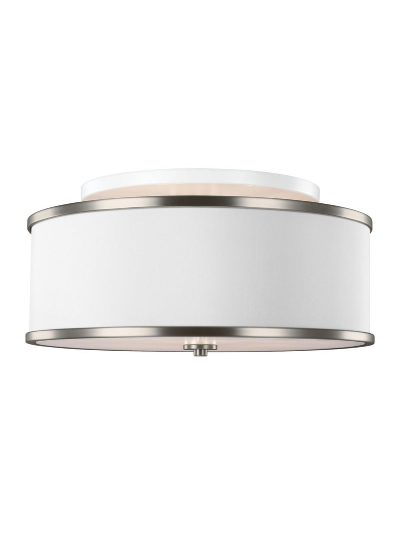 Visual Comfort Studio SF339SN Lennon Three Light Semi-Flush Mount, Satin Nickel Main Image.jpg