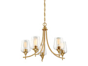 Savoy House 1-4032-5-322 Five Light Chandelier, Warm Brass (5)