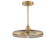 Savoy House 29-FD-122-322 LED Fan D'Lier, Warm Brass (3)