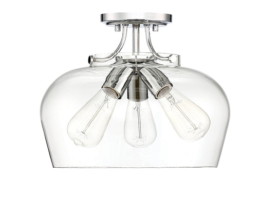 Savoy House 6-4035-3-11 Three Light Semi-Flush Mount, Polished Chrome (2)