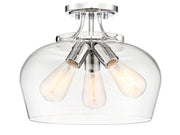 Savoy House 6-4035-3-11 Three Light Semi-Flush Mount, Polished Chrome (3)
