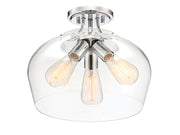 Savoy House 6-4035-3-11 Three Light Semi-Flush Mount, Polished Chrome (4)