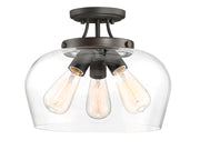 Savoy House 6-4035-3-13 Three Light Semi-Flush Mount, English Bronze (3)