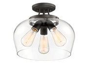 Savoy House 6-4035-3-13 Three Light Semi-Flush Mount, English Bronze (4)