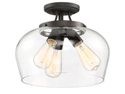 Savoy House 6-4035-3-13 Three Light Semi-Flush Mount, English Bronze (5)