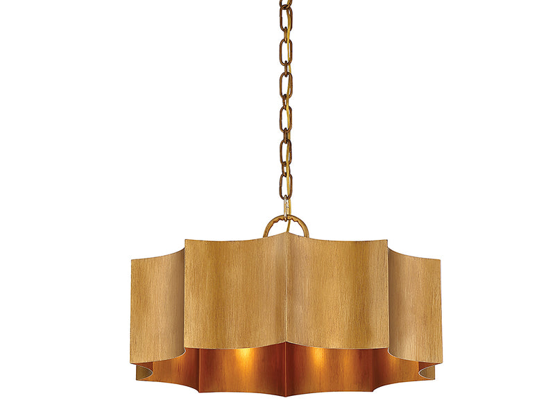 Savoy House 7-100-3-54 Three Light Pendant, Gold Patina (5)