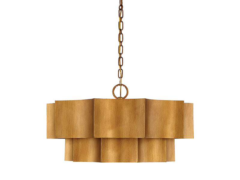 Savoy House 7-101-6-54 Six Light Pendant, Gold Patina (3)
