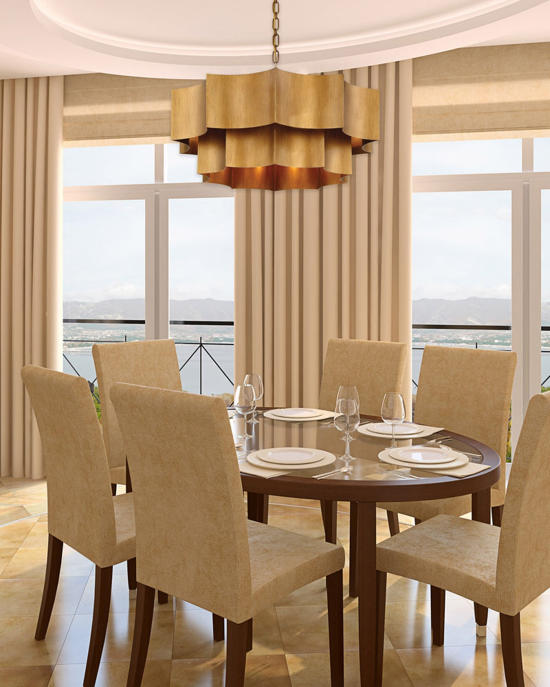 Savoy House 7-101-6-54 Six Light Pendant, Gold Patina (6)
