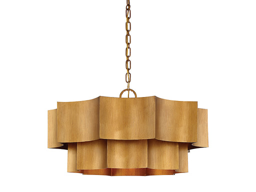 Savoy House 7-101-6-54 Six Light Pendant, Gold Patina