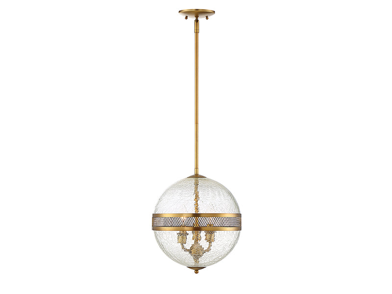 Savoy House 7-200-3-322 Three Light Pendant, Warm Brass