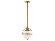 Savoy House 7-3100-1-322 One Light Pendant, Warm Brass (2)