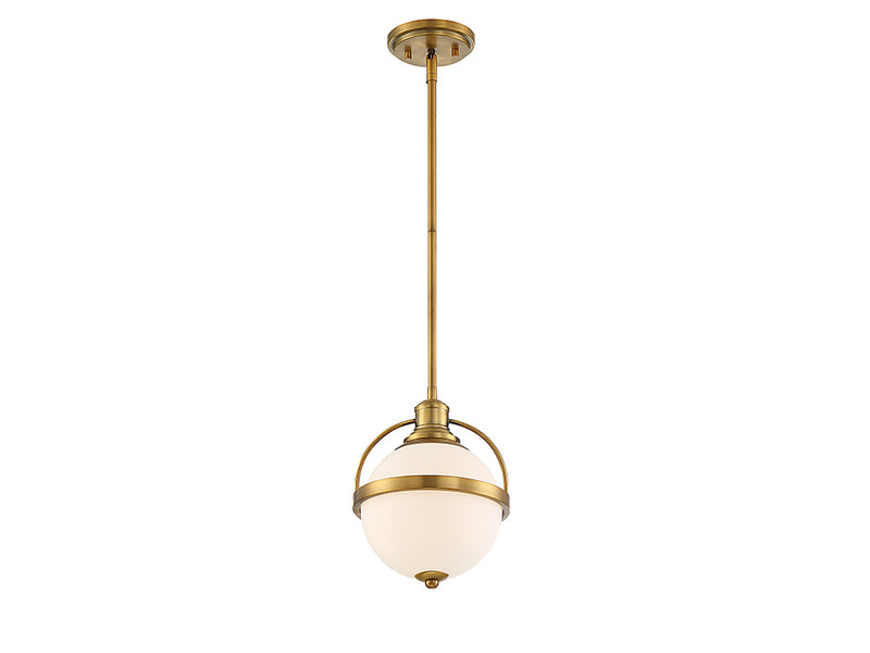 Savoy House 7-3100-1-322 One Light Pendant, Warm Brass (4)