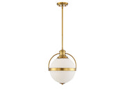 Savoy House 7-3102-1-322 One Light Pendant, Warm Brass (2)