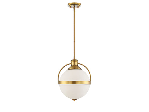 Savoy House 7-3102-1-322 One Light Pendant, Warm Brass (2)