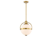Savoy House 7-3102-1-322 One Light Pendant, Warm Brass (3)