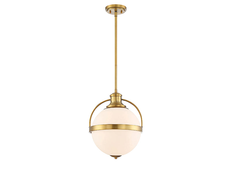 Savoy House 7-3102-1-322 One Light Pendant, Warm Brass (3)