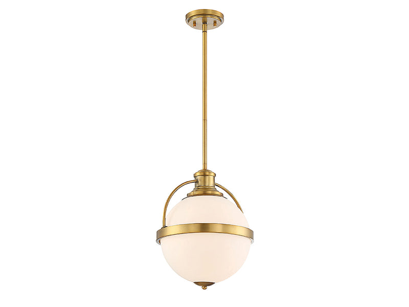 Savoy House 7-3102-1-322 One Light Pendant, Warm Brass (5)