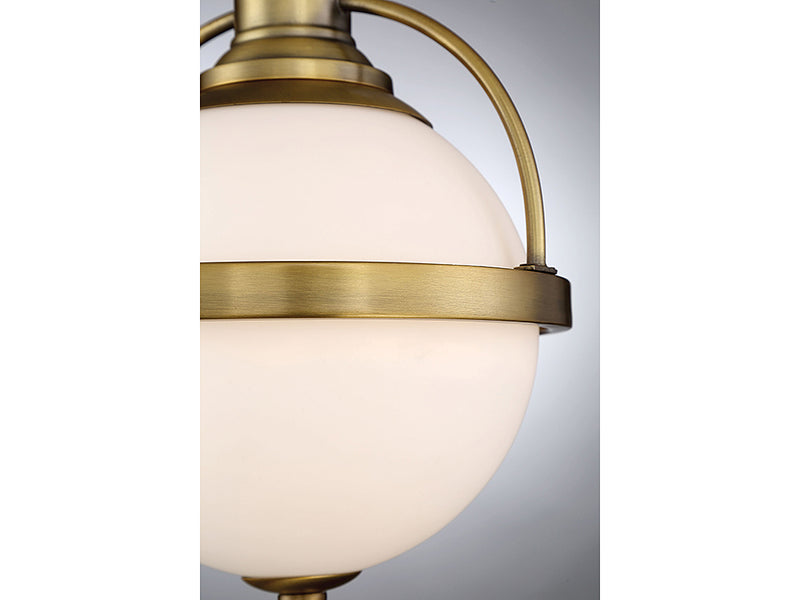 Savoy House 7-3102-1-322 One Light Pendant, Warm Brass (6)