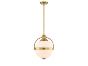 Savoy House 7-3102-1-322 One Light Pendant, Warm Brass