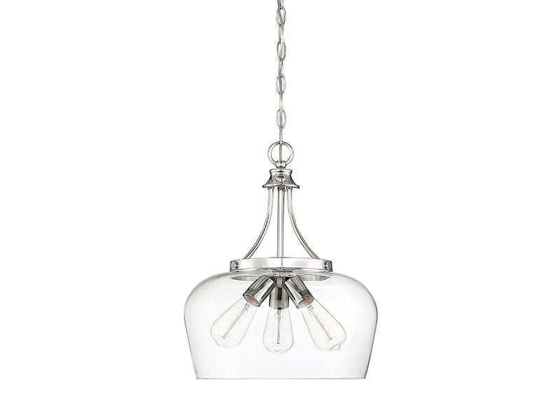 Savoy House 7-4034-3-11 Three Light Pendant, Polished Chrome (2)