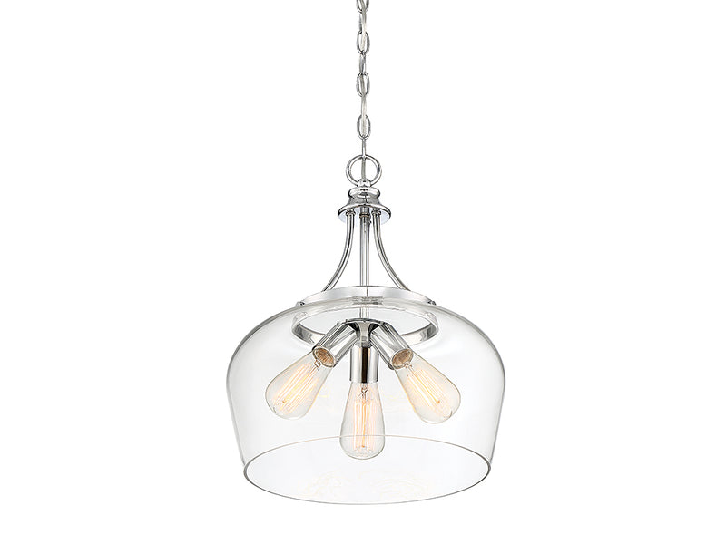 Savoy House 7-4034-3-11 Three Light Pendant, Polished Chrome (4)