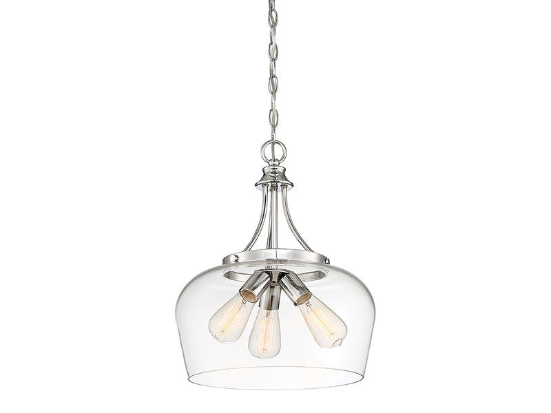 Savoy House 7-4034-3-11 Three Light Pendant, Polished Chrome (5)