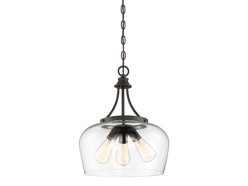 Savoy House 7-4034-3-13 Three Light Pendant, English Bronze (3)