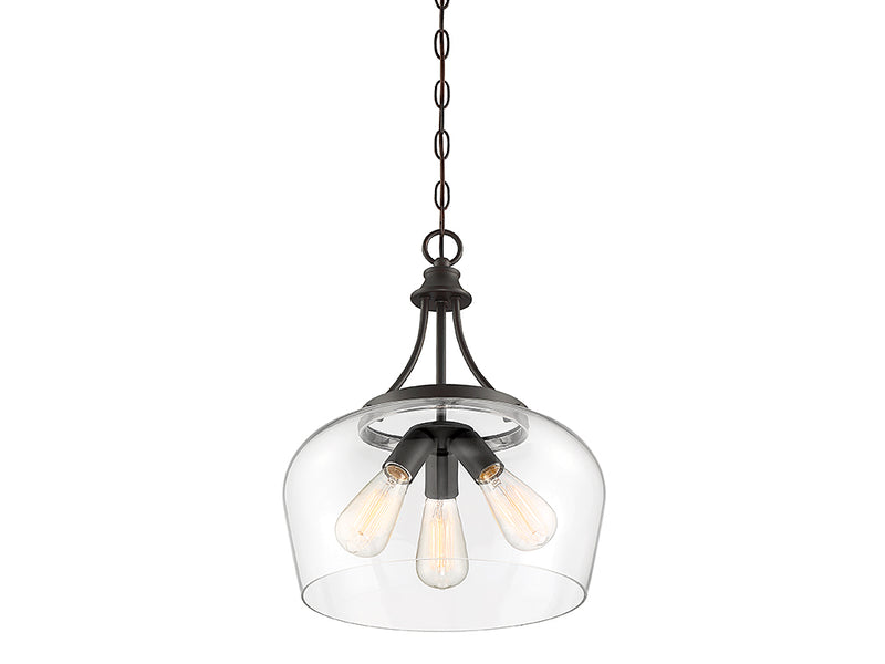 Savoy House 7-4034-3-13 Three Light Pendant, English Bronze (4)