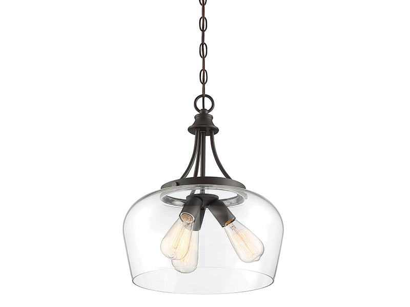 Savoy House 7-4034-3-13 Three Light Pendant, English Bronze (5)
