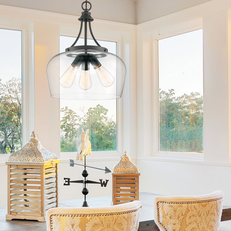Savoy House 7-4034-3-13 Three Light Pendant, English Bronze (6)