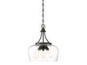 Savoy House 7-4034-3-13 Three Light Pendant, English Bronze