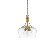 Savoy House 7-4034-3-322 Three Light Pendant, Warm Brass (2)