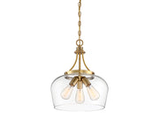 Savoy House 7-4034-3-322 Three Light Pendant, Warm Brass (4)