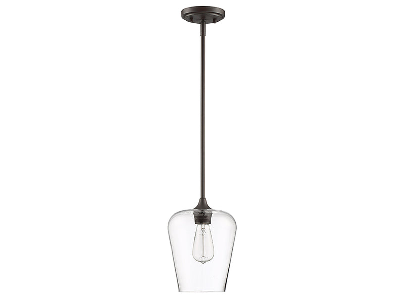 Savoy House 7-4036-1-13 One Light Pendant, English Bronze (2)