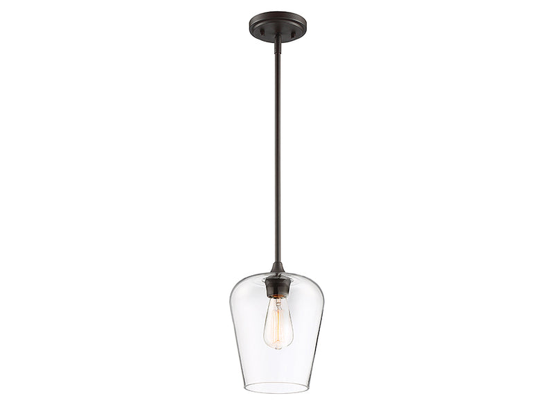 Savoy House 7-4036-1-13 One Light Pendant, English Bronze (4)