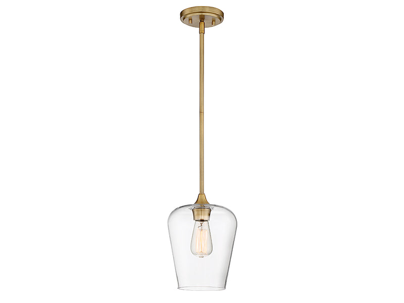 Savoy House 7-4036-1-322 One Light Pendant, Warm Brass (3)